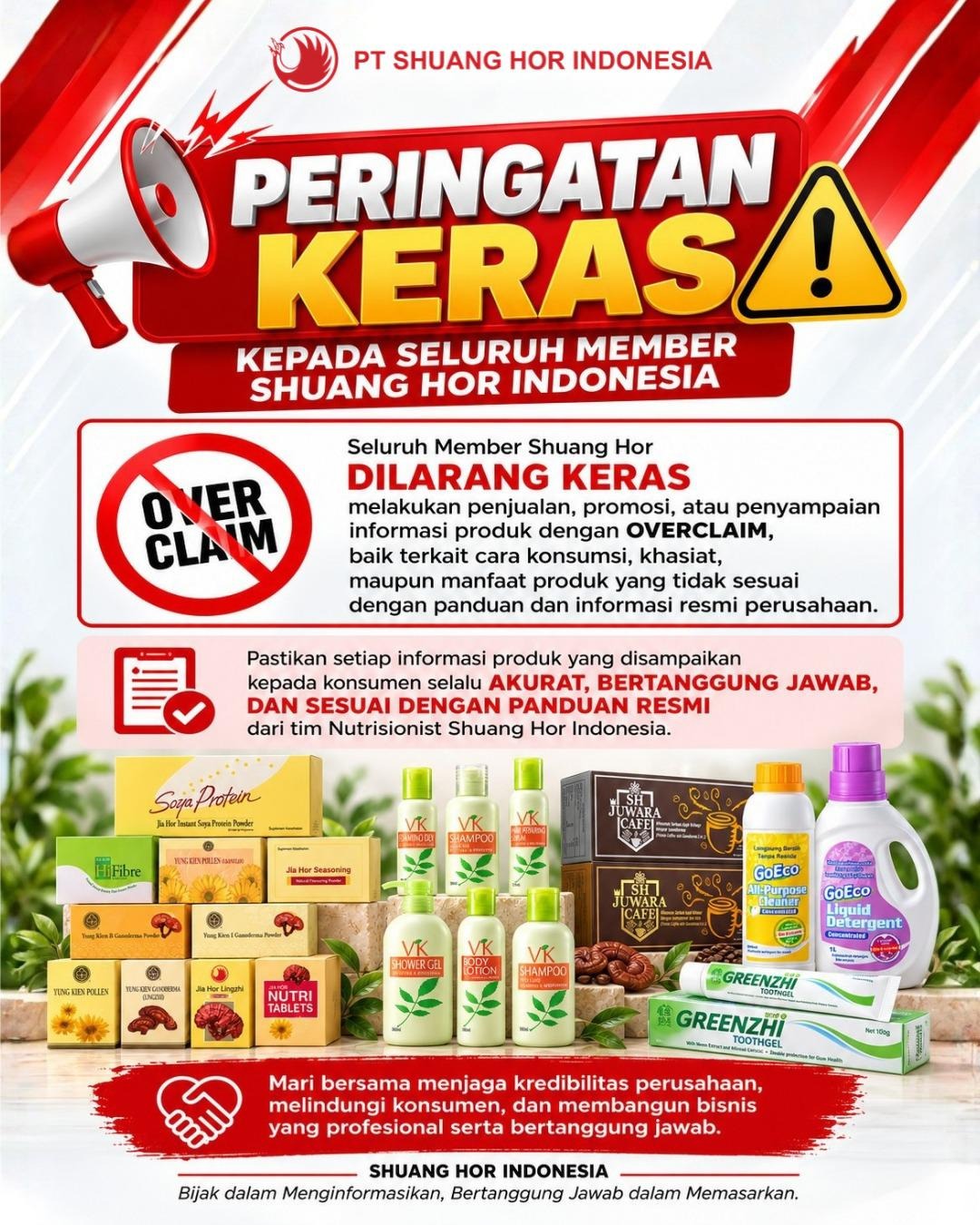 Informasi Dengan Produk Overclaim