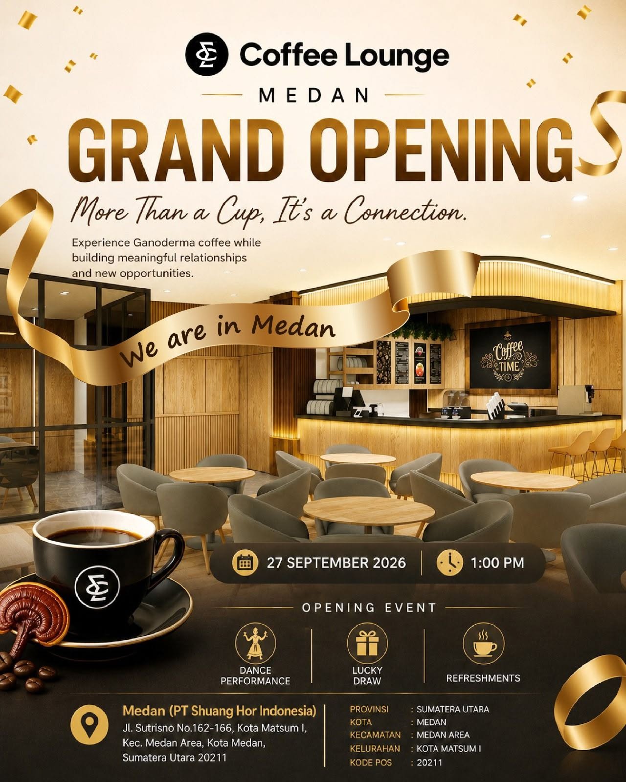 Grand Opening of CEO Coffee Lounge - Medan