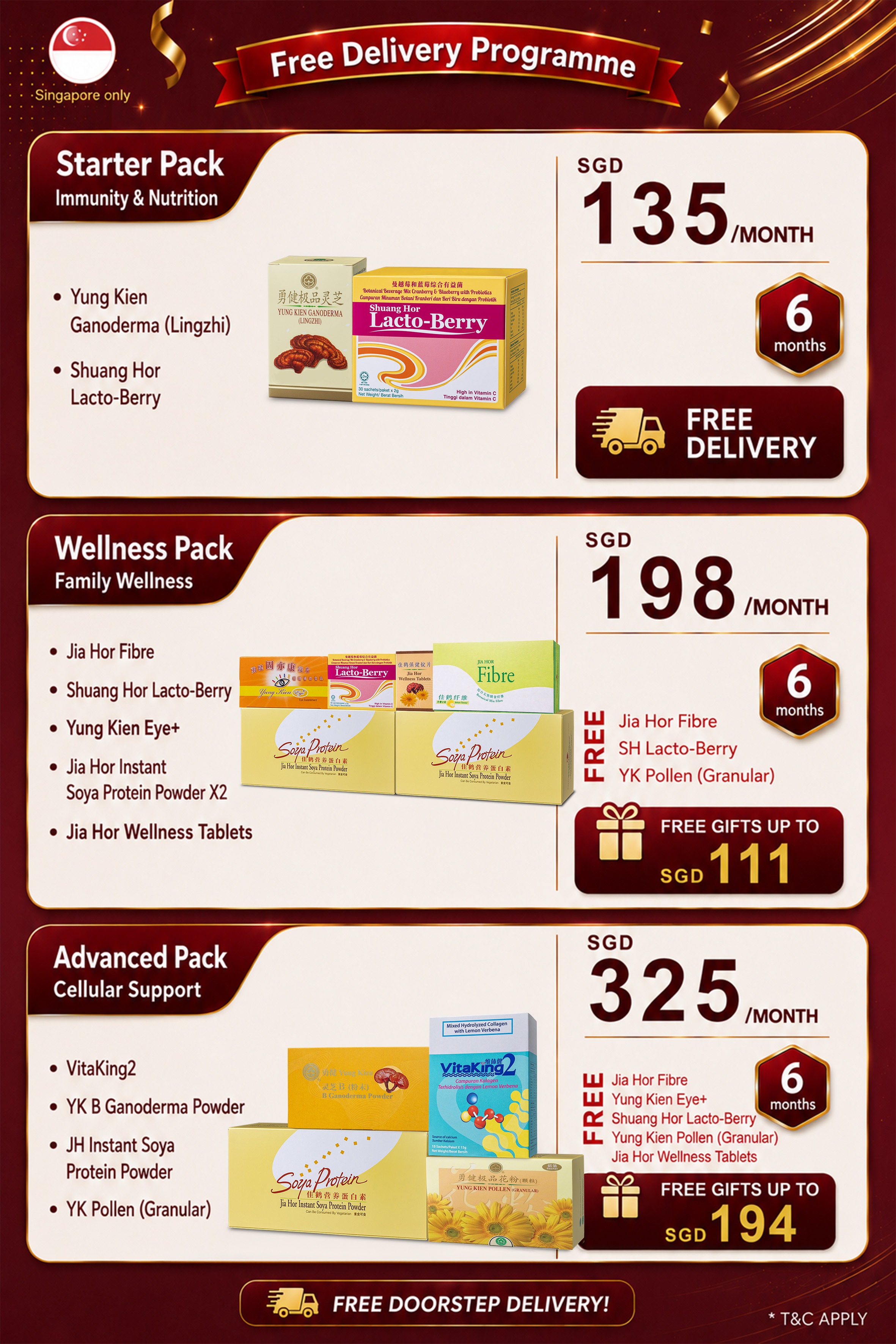 Free Delivery Orders are Upgraded!