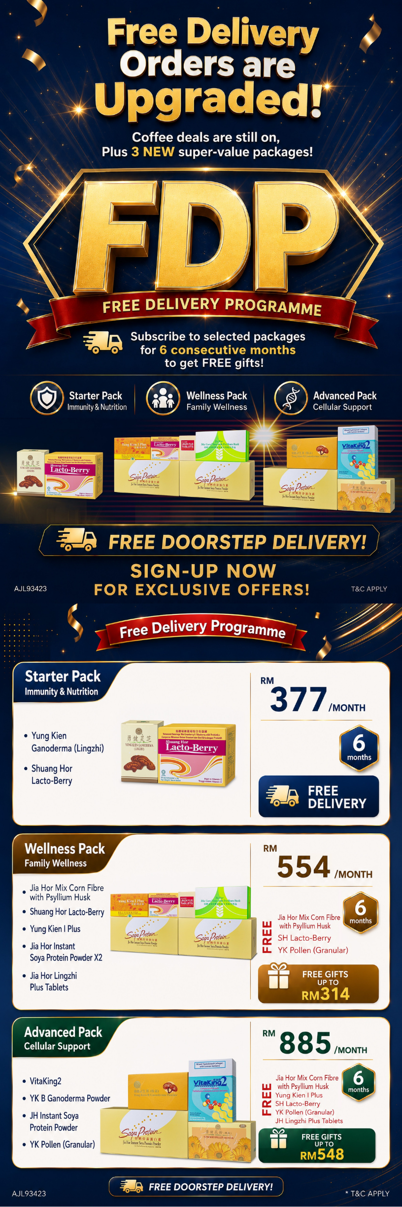 Free Delivery Orders are Upgraded!