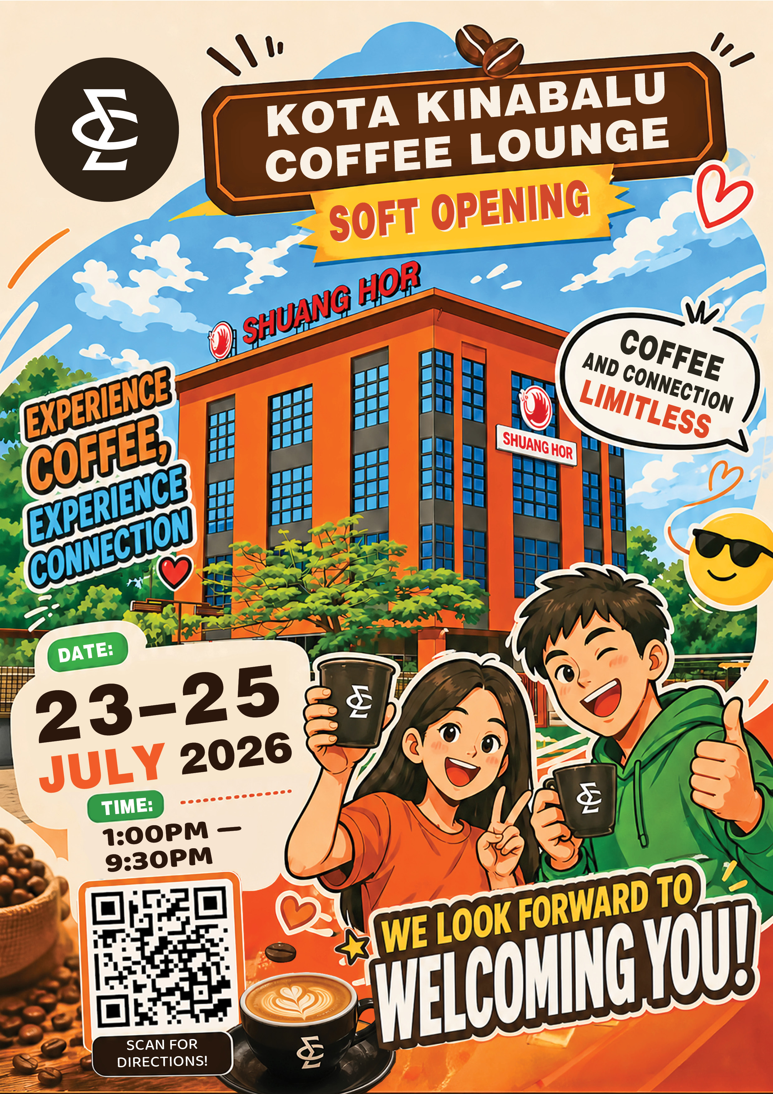 Kota Kinabalu Coffee Lounge Soft Opening 