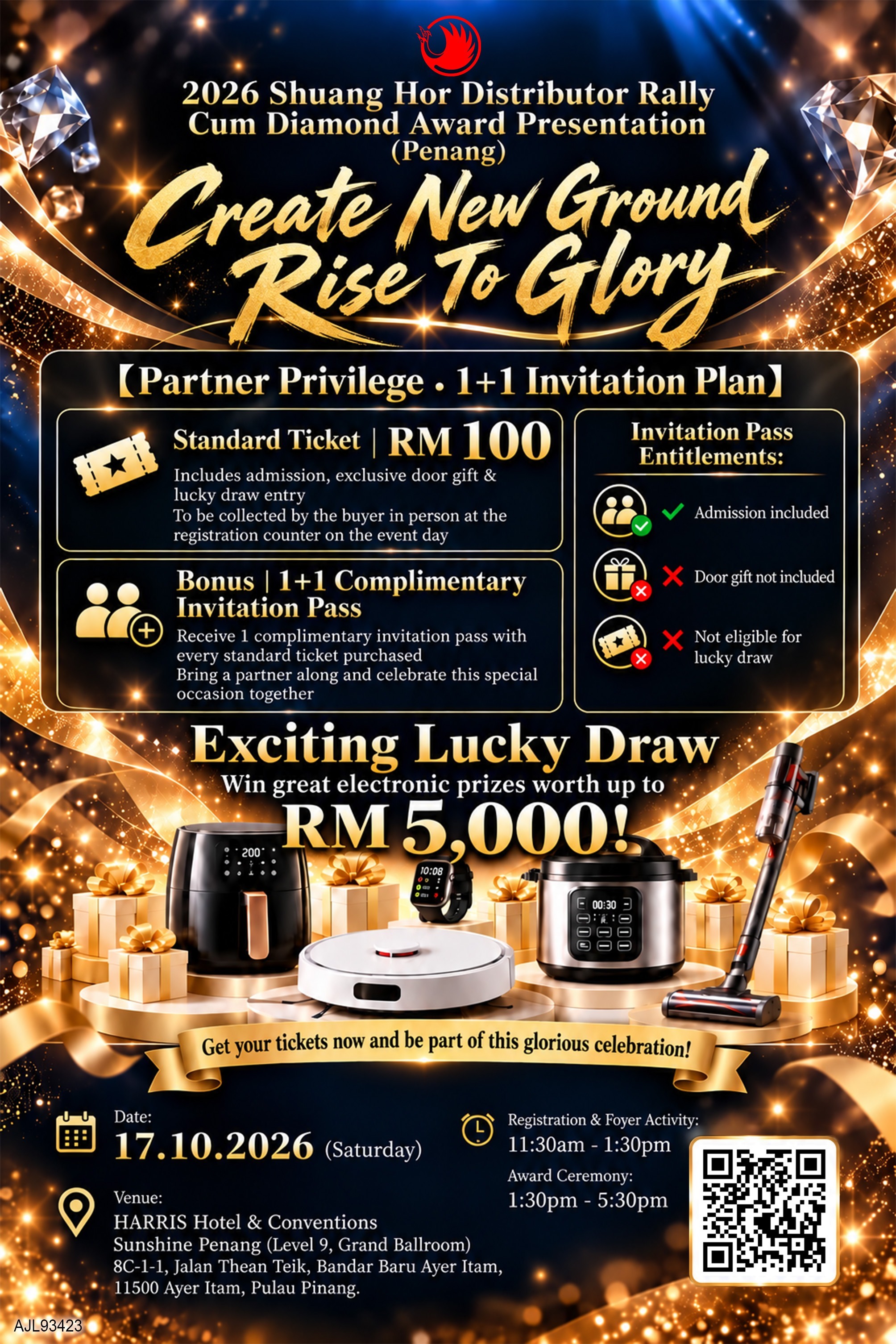 Create New Ground, Rise To Glory - 1+1 Invitation Plan