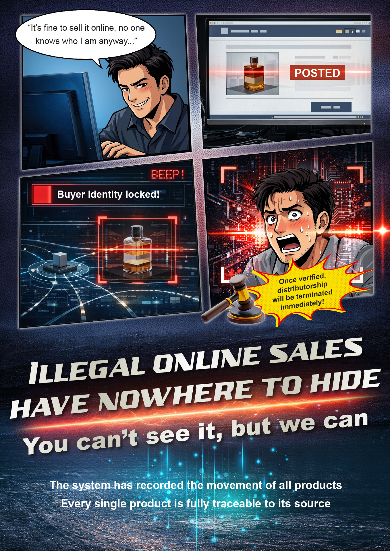 Illegal online sales have nowhere to hide