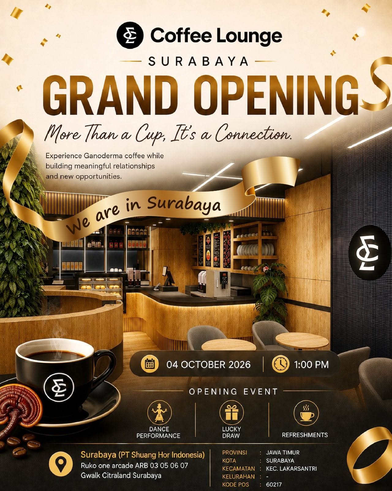 Grand Opening of CEO Coffee Lounge - Surabaya