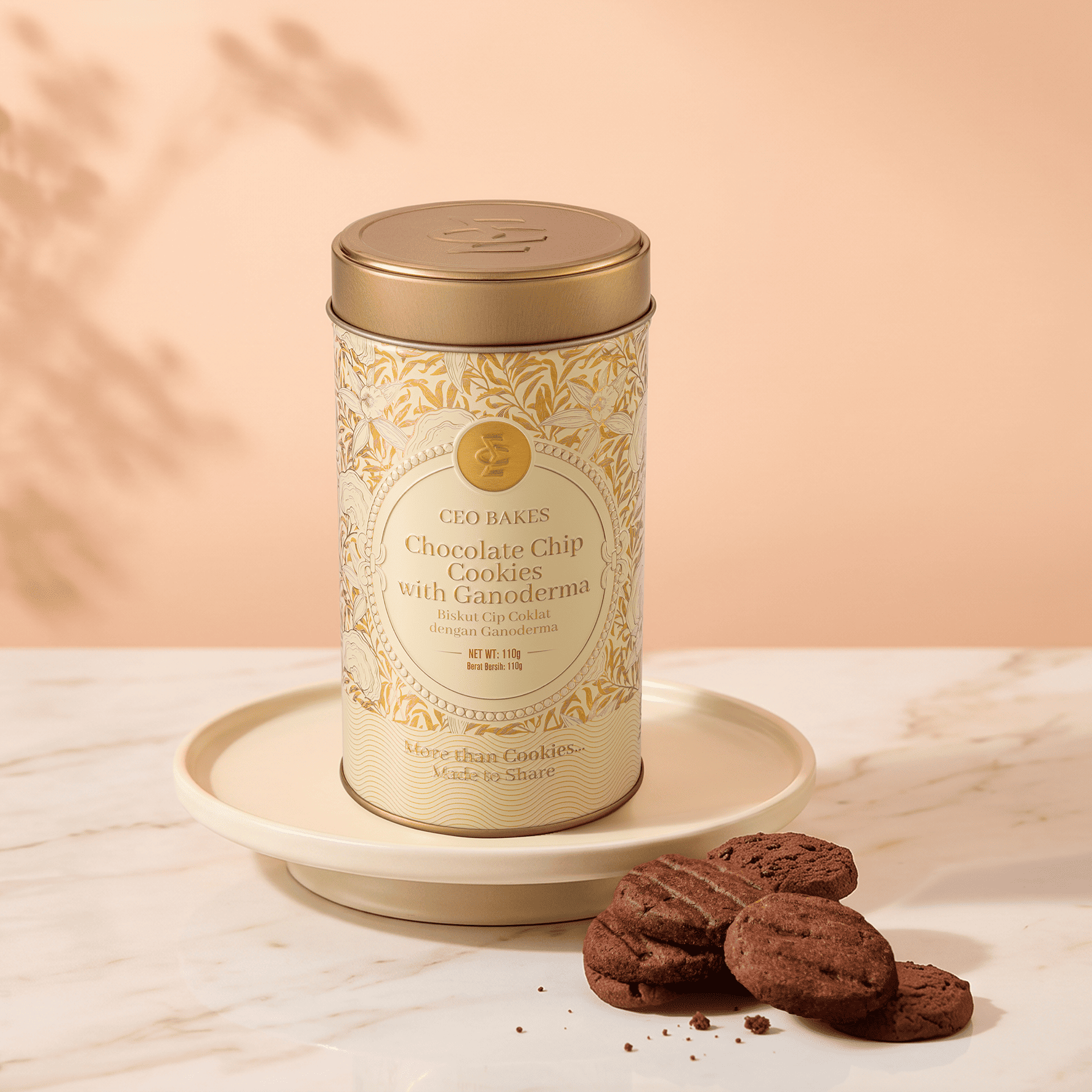 Chocolate Chip Cookies with Ganoderma 