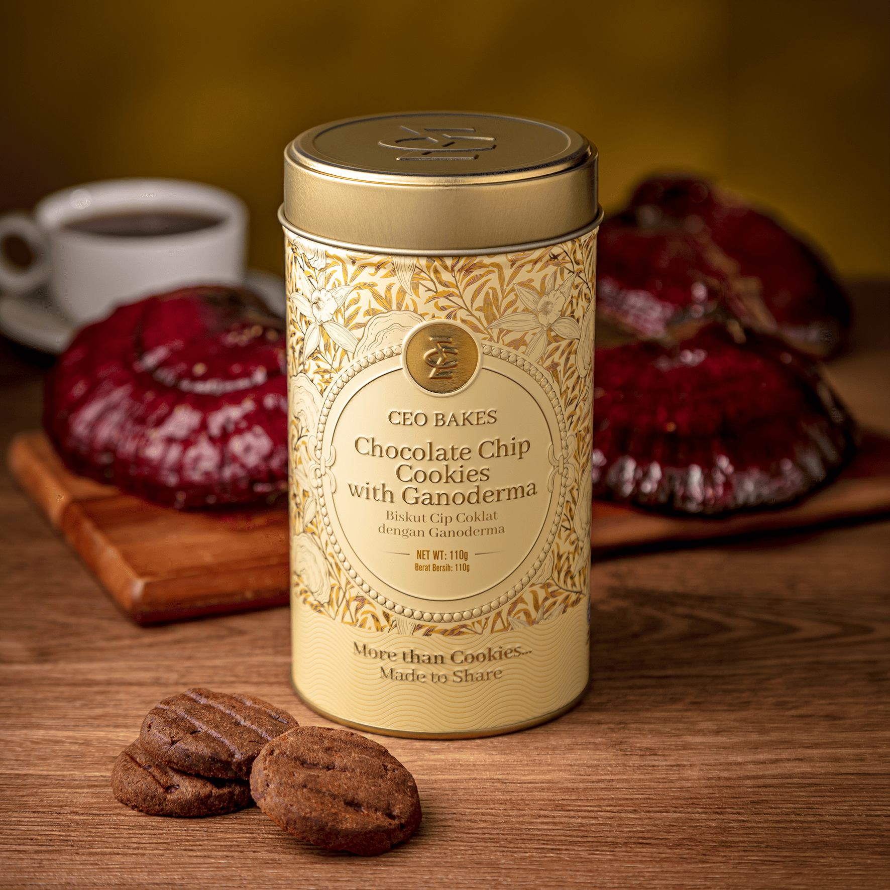 Chocolate Chip Cookies with Ganoderma 
