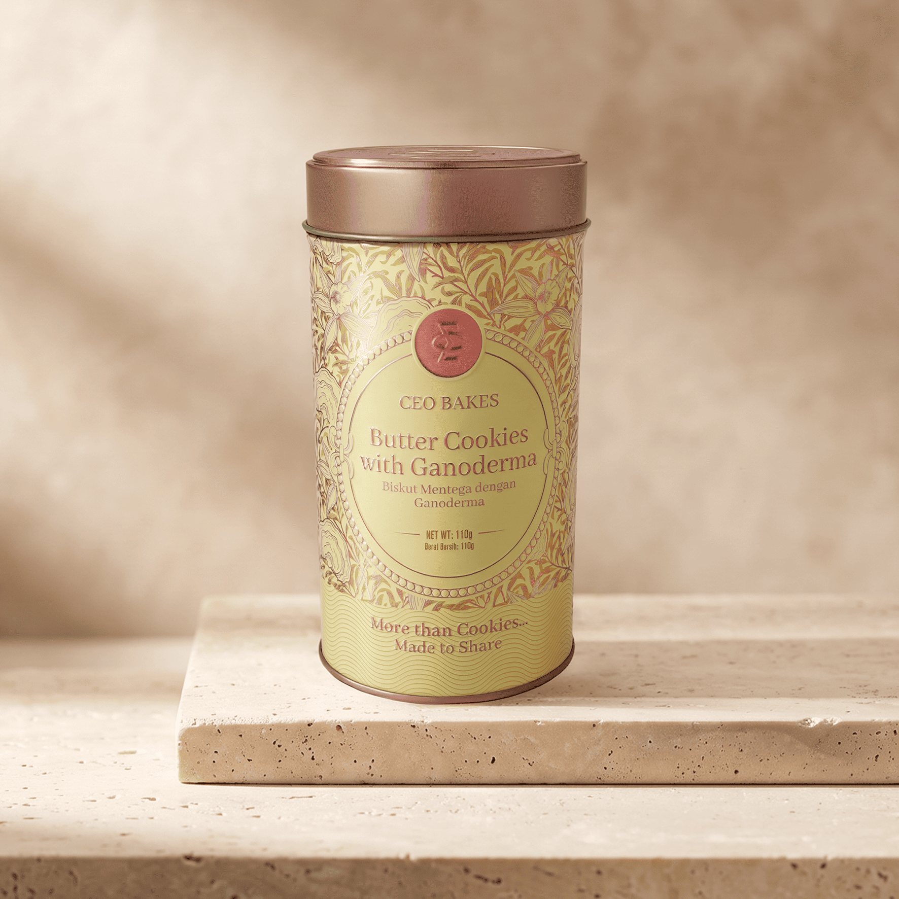 Butter Cookies with Ganoderma