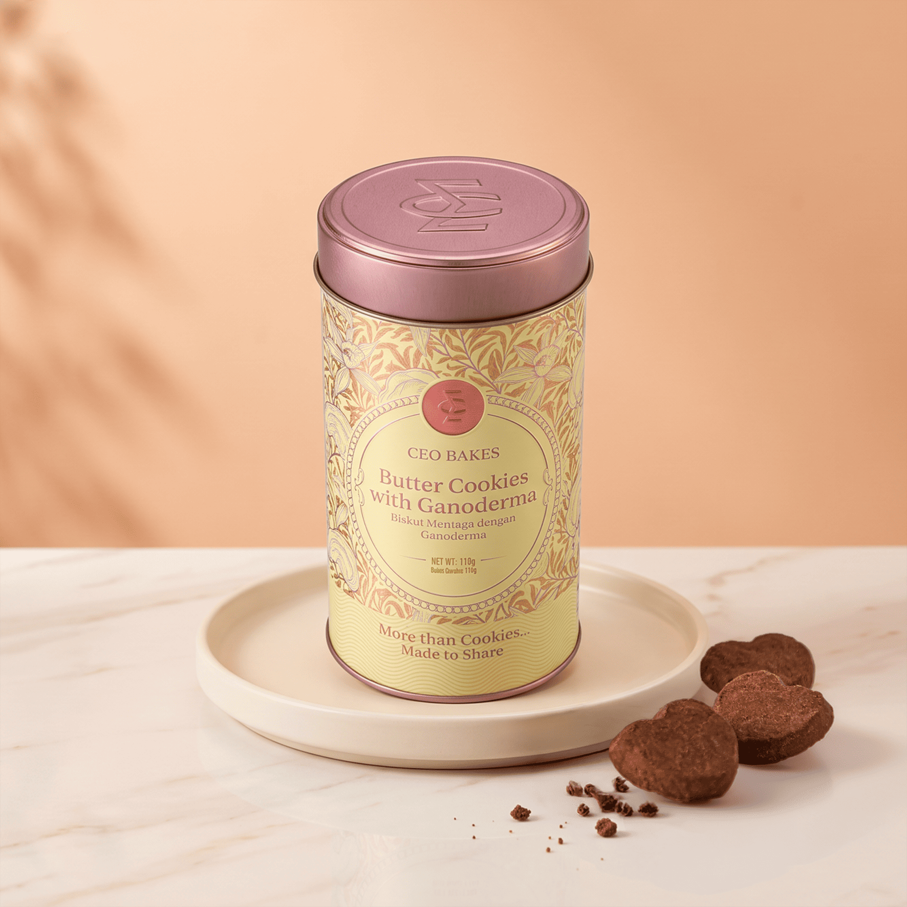 Butter Cookies with Ganoderma